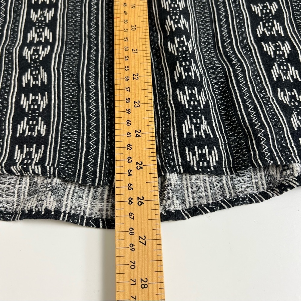 Boho Tribal Print Sleeveless Top - Weatherproof Vintage - Linen Blend - Large - Picture 6 of 6